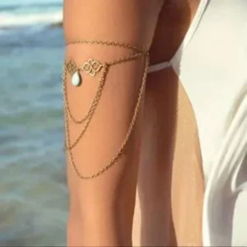 Bohemian?Turquoise Arm?Bracelet